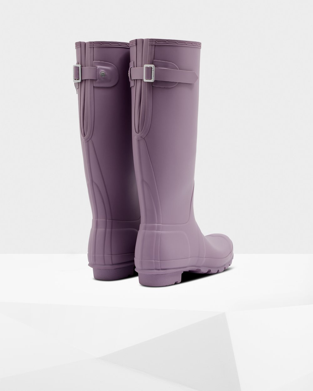 Galochas Altas Hunter Feminina Roxo - Original Back Adjustable - 90ZNQBFXP